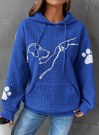 Chiara™ - Kapuzenpullover mit Hundeaufdruck