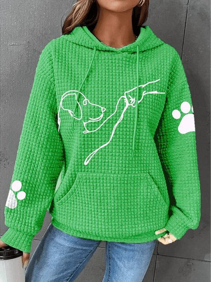 Chiara™ - Kapuzenpullover mit Hundeaufdruck