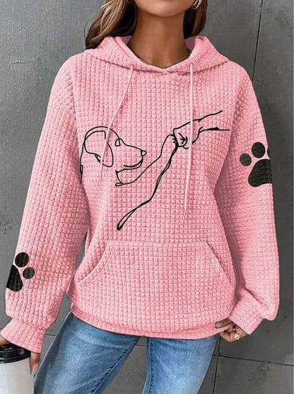 Chiara™ - Kapuzenpullover mit Hundeaufdruck