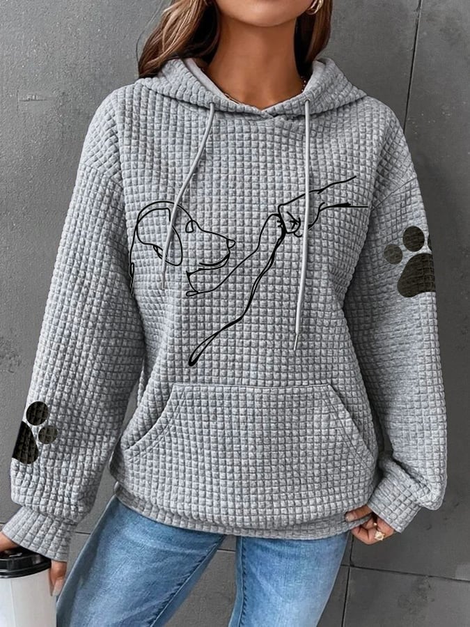 Chiara™ - Kapuzenpullover mit Hundeaufdruck