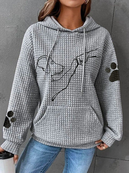 Chiara™ - Kapuzenpullover mit Hundeaufdruck