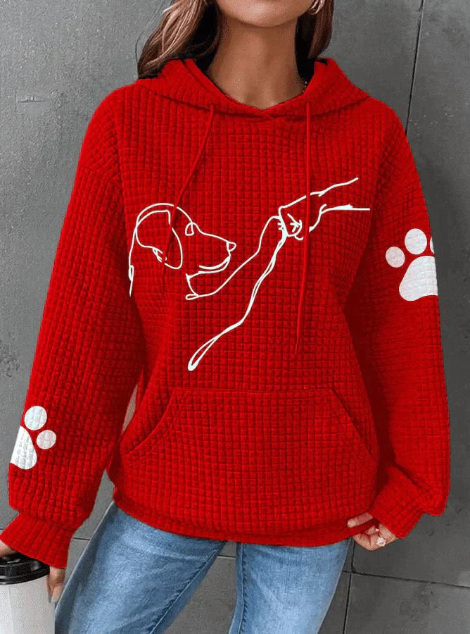 Chiara™ - Kapuzenpullover mit Hundeaufdruck