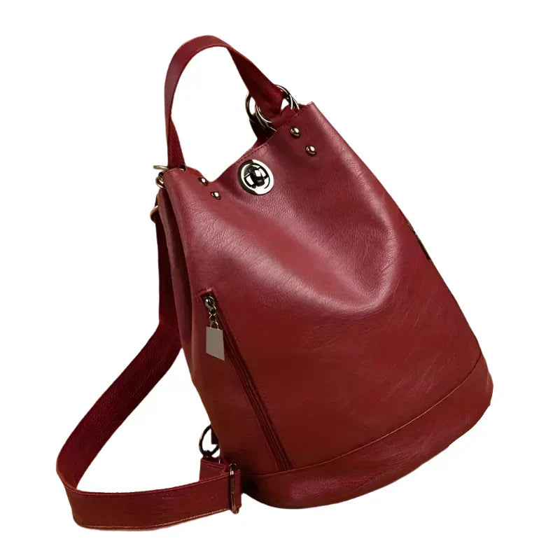 Elena | Vintage Convertible Travel Backpack für Frauen - Stylisch & vielseitig