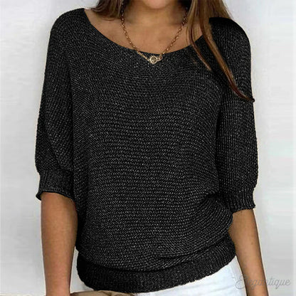 Zoey | Knitted Casual Women's Sweater - Bequemer und modischer Pullover