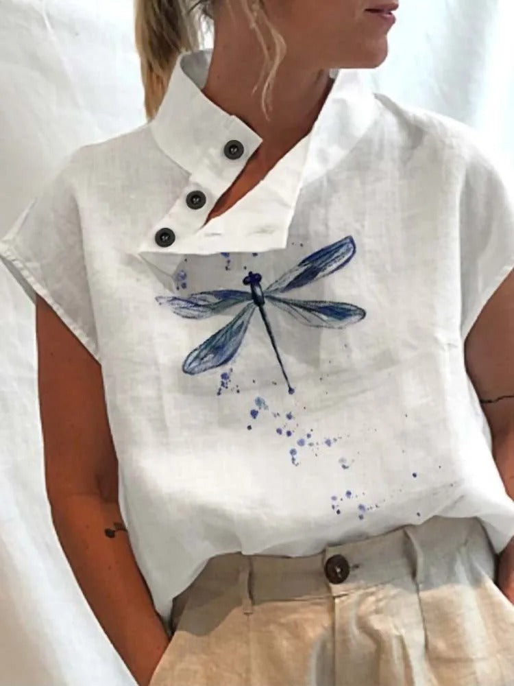 Anna - Top mit kuscheligem Druck