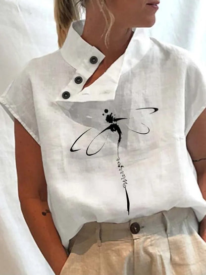 Anna - Top mit kuscheligem Druck